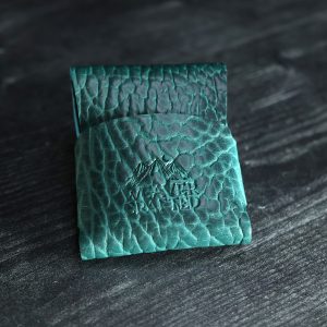 bison law tanning leather card holder wallet