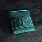 bison law tanning leather card holder wallet