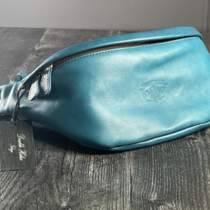 Double Helix Blue Turquoise fanny pack waist bag shoulder
