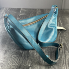 Double Helix Blue Turquoise fanny pack waist bag shoulder