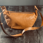 Double Helix tan fanny pack waist bag shoulder