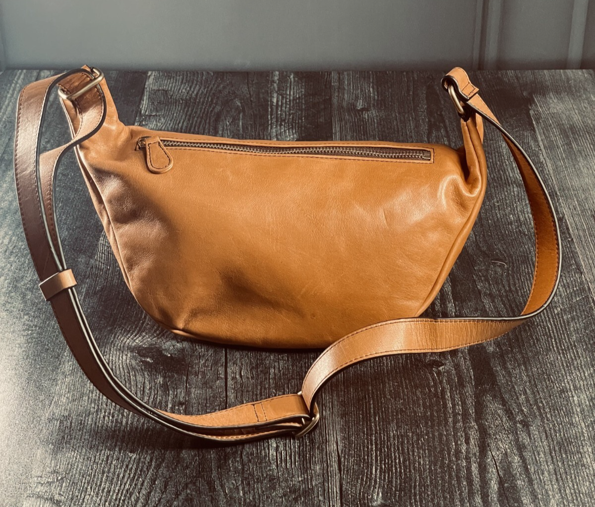 Double Helix tan fanny pack waist bag shoulder
