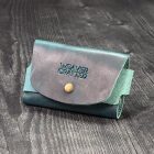 badalassi carlo turquoise card holder wallet v2 weaver crafted