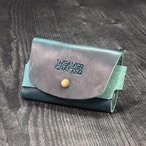 badalassi carlo turquoise card holder wallet v2 weaver crafted