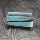 badalassi carlo turquoise card holder wallet v2
