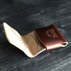horween cxl chromexcel leather card holder waller