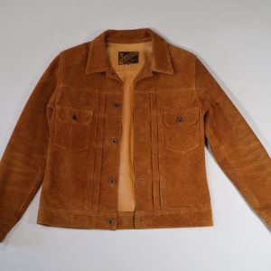 y'2 leather trucker steer leather jacket