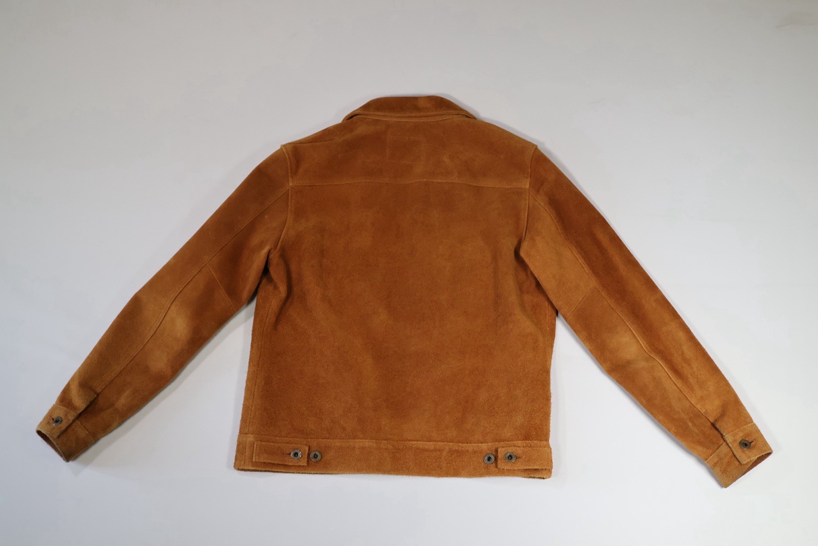 y'2 leather trucker steer leather jacket