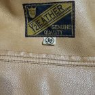 y'2 leather trucker steer leather jacket