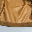 y'2 leather trucker steer leather jacket