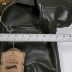 Y’2 PR-65 Single Rider Jacket in olive green vintage horsehide