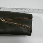 Y’2 PR-65 Single Rider Jacket in olive green vintage horsehide